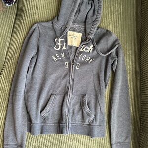 Navy Abercrombie & Fitch Hoodie Size M